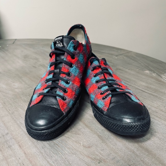 Converse Woolrich Plaid, Low Top Sneakers. - Picture 1 of 7